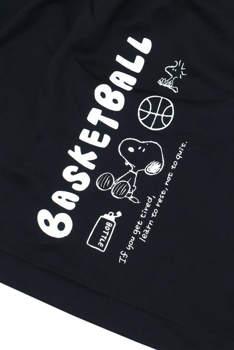 オンザコートバスケットボールゲームパンツPEANUTSピーナッツキャラクタースヌーピーバギーパンツショートパンツメンズ