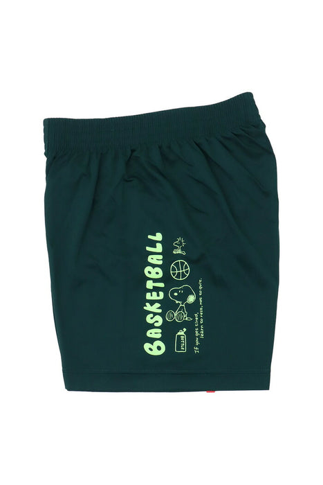 オンザコートバスケットボールゲームパンツPEANUTSピーナッツキャラクタースヌーピーバギーパンツショートパンツメンズ