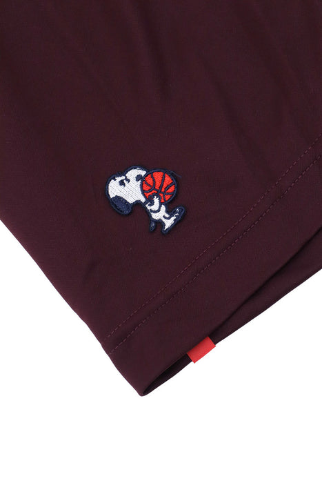 オンザコートバスケットボールゲームパンツPEANUTSピーナッツキャラクタースヌーピーバギーパンツショートパンツメンズ