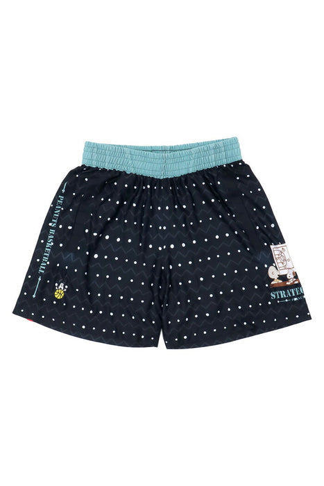 オンザコートバスケットボールゲームパンツPEANUTSピーナッツキャラクタースヌーピー昇華バギーパンツショートパンツ