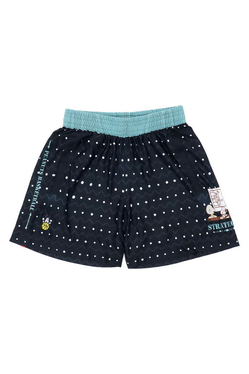 オンザコートバスケットボールゲームパンツPEANUTSピーナッツキャラクタースヌーピー昇華バギーパンツショートパンツ