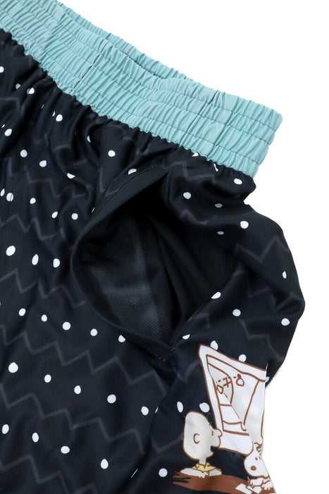 オンザコートバスケットボールゲームパンツPEANUTSピーナッツキャラクタースヌーピー昇華バギーパンツショートパンツ