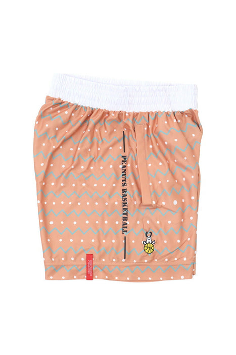 オンザコートバスケットボールゲームパンツPEANUTSピーナッツキャラクタースヌーピー昇華バギーパンツショートパンツ