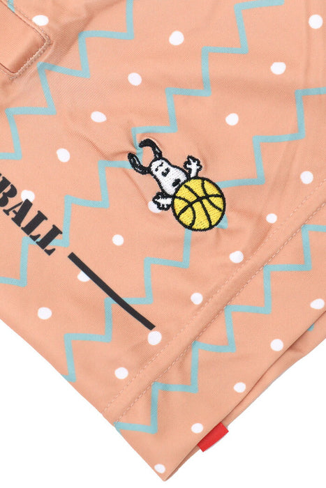 オンザコートバスケットボールゲームパンツPEANUTSピーナッツキャラクタースヌーピー昇華バギーパンツショートパンツ