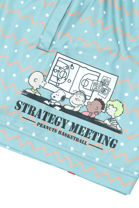 オンザコートバスケットボールゲームパンツPEANUTSピーナッツキャラクタースヌーピー昇華バギーパンツショートパンツ