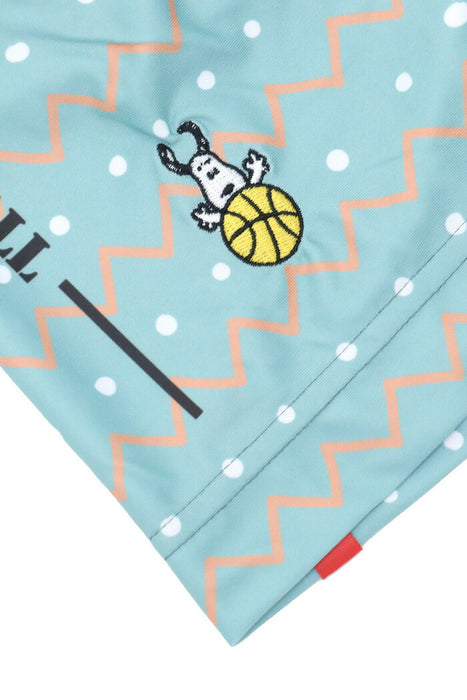 オンザコートバスケットボールゲームパンツPEANUTSピーナッツキャラクタースヌーピー昇華バギーパンツショートパンツ