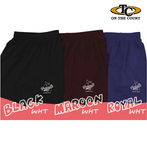 オンザコートバスケットボールバスケットパンツバスパンバギーパンツメンズレディースピーナッツスヌーピー中学高校部活動練習着PNUP-8506