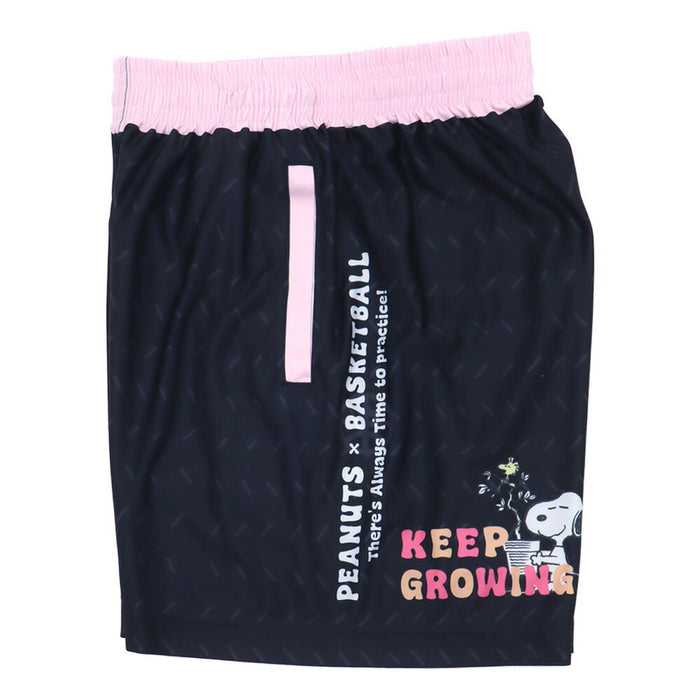 PEANUTSピーナッツバスケットボール昇華バギーパンツポケット付ハーフパンツショートパンツPNUP-8711