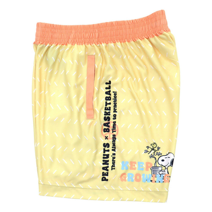 【ショップ限定エントリーでさらに+9倍】PEANUTSピーナッツバスケットボール昇華バギーパンツポケット付ハーフパンツショートパンツPNUP-8711