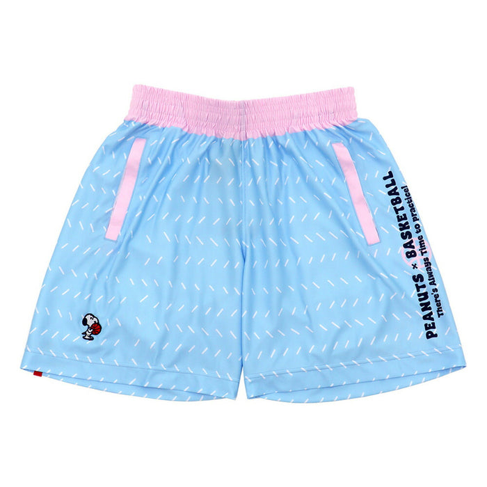 PEANUTSピーナッツバスケットボール昇華バギーパンツポケット付ハーフパンツショートパンツPNUP-8711