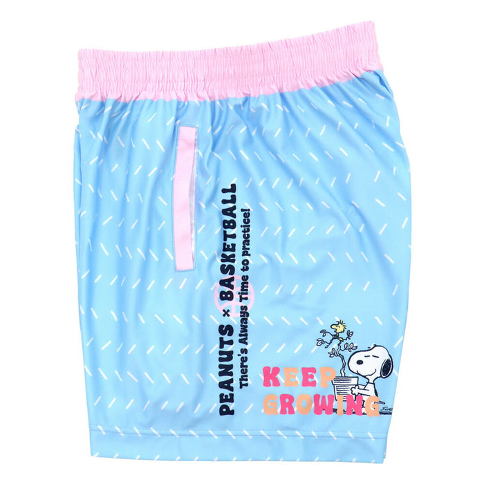 PEANUTSピーナッツバスケットボール昇華バギーパンツポケット付ハーフパンツショートパンツPNUP-8711