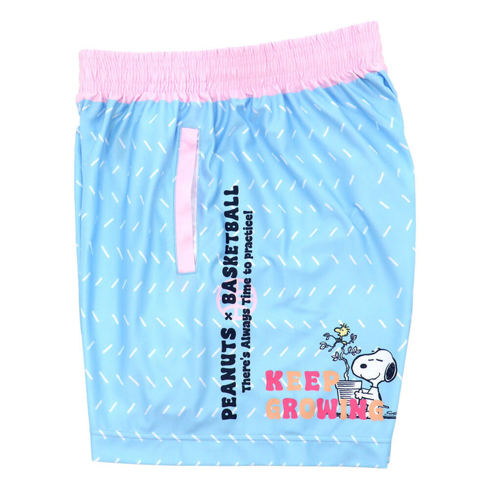 PEANUTSピーナッツバスケットボール昇華バギーパンツポケット付ハーフパンツショートパンツPNUP-8711