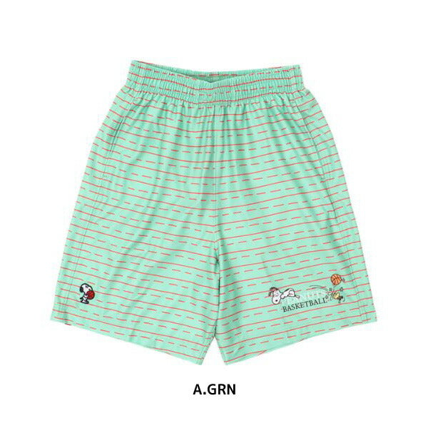 【ショップ限定エントリーでさらに+9倍】オンザコートOnthecourtバスケットボールゲームパンツ昇華バギーパンツPNUP8630PEANUTSスヌーピーハーフパンツ