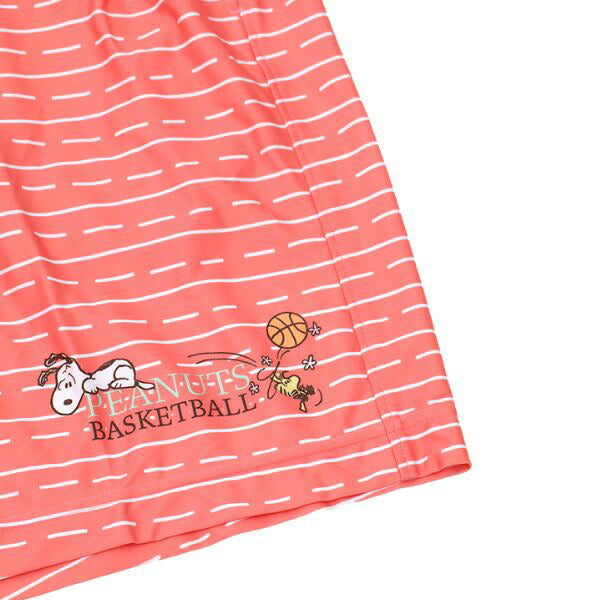 【ショップ限定エントリーでさらに+9倍】オンザコートOnthecourtバスケットボールゲームパンツ昇華バギーパンツPNUP8630PEANUTSスヌーピーハーフパンツ