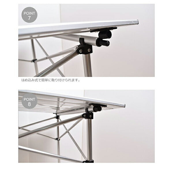ピースパークpeaceparkアルミテーブルPP0250サッカーアウトドア折り畳みテーブル70×68.5×68.5cmシルバーキャンプピクニックスポーツ観戦