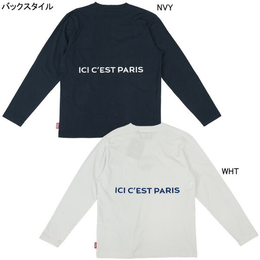 【ショップ限定エントリーでさらに+9倍】パリサンジェルマンオフィシャルPSG刺繍ロゴTシャツ長袖PS0324SS0001サッカーカジュアルメンズ