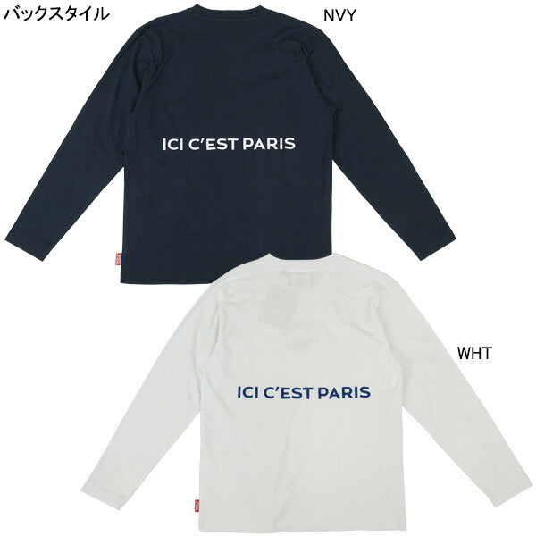 【ショップ限定エントリーでさらに+9倍】パリサンジェルマンオフィシャルPSG刺繍ロゴTシャツ長袖PS0324SS0001サッカーカジュアルメンズ