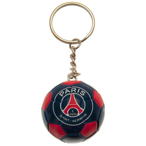 【ネコポス対応可】パリサンジェルマンオフィシャルボール型キーリングPSG_FOOTBALL_KEYRINGサッカー直径35mmサポーターグッズキーホルダーネイビー