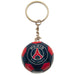 【ネコポス対応可】パリサンジェルマンオフィシャルボール型キーリングPSG_FOOTBALL_KEYRINGサッカー直径35mmサポーターグッズキーホルダーネイビー