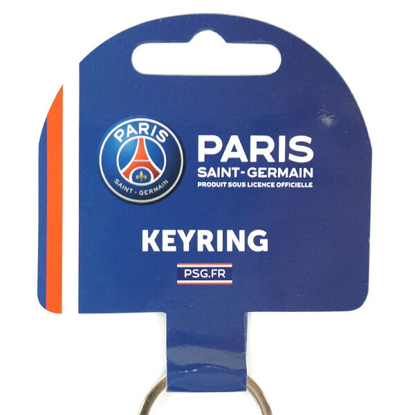 【ネコポス対応可】パリサンジェルマンオフィシャルキーリングクレストPSG_KEYRINGサッカーキーホルダーエンブレム型サポーターグッズネイビー