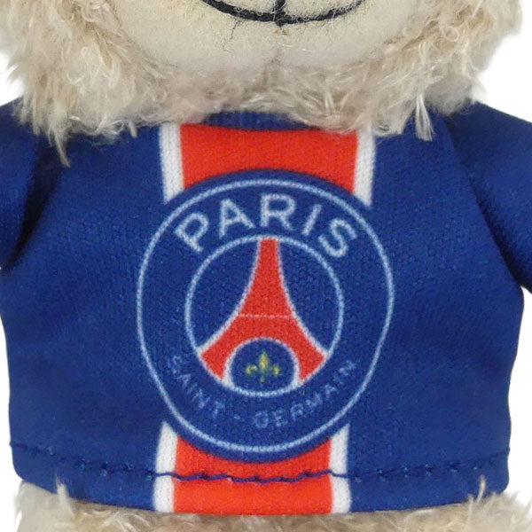 【ネコポス対応可】パリサンジェルマンベアキーチェーンPSG88046サッカーPSGぬいぐるみキーホルダー