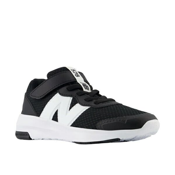 ニューバランスnewbalance578v1BungeeLaceジュニアランニングシューズラントレ通学キッズ子供用PT578-BK