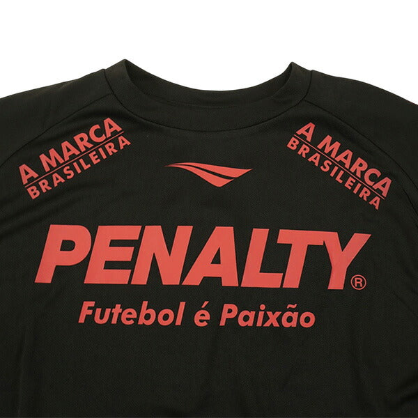 【ネコポス対応可】ペナルティPENALTYロングプラシャツPTF6424サッカーフットサルプラクティスシャツ長袖練習着メンズ