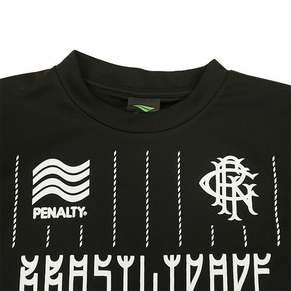 【ショップ限定エントリーでさらに+9倍】【ネコポス送料無料】ペナルティPENALTYジュニアJRハイス・プラTシャツPUS5026Jサッカーフットサルプラクティスシャツ練習着子供用