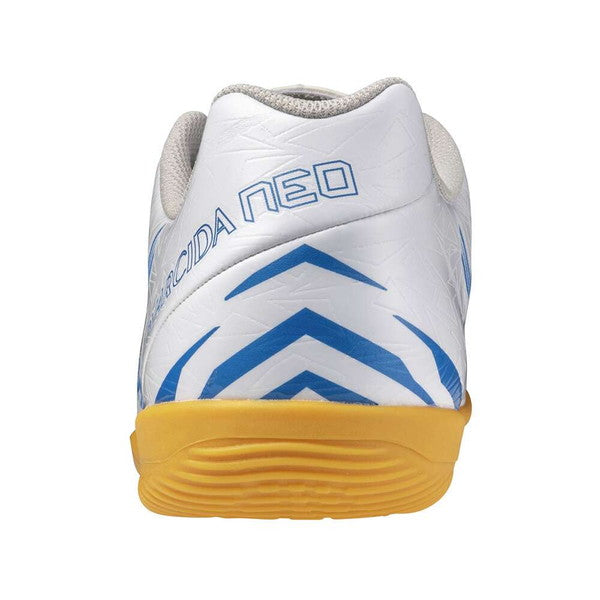 モナルシーダNEOSALACLUBINミズノmizunoQ1GA242825ホワイトブルーフットサルシューズインドア室内用