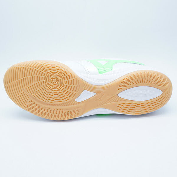 モレリアサラPROINミズノmizunoQ1GA251337ホワイトグリーンフットサルシューズインドア室内用