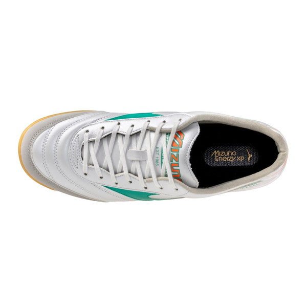【予約販売】6月11日頃発売予定モレリアSALAPROINミズノmizunoQ1GA261335ホワイトグリーンフットサルシューズインドア室内用