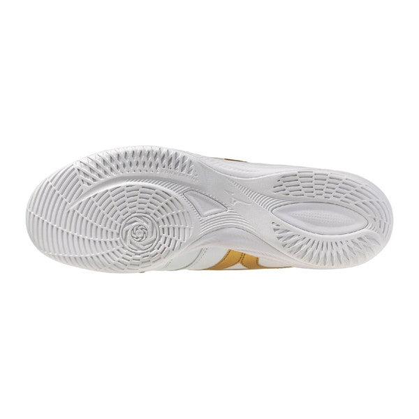 モレリアサラPROINミズノmizunoQ1GA261350ホワイト/ゴールドフットサルシューズインドア室内用