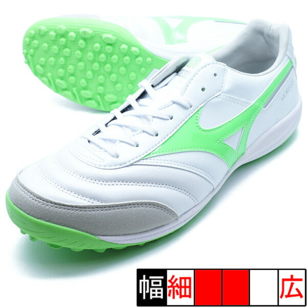 モレリアサラELITETFミズノmizunoQ1GB251237ホワイトグリーンフットサルシューズ屋外用