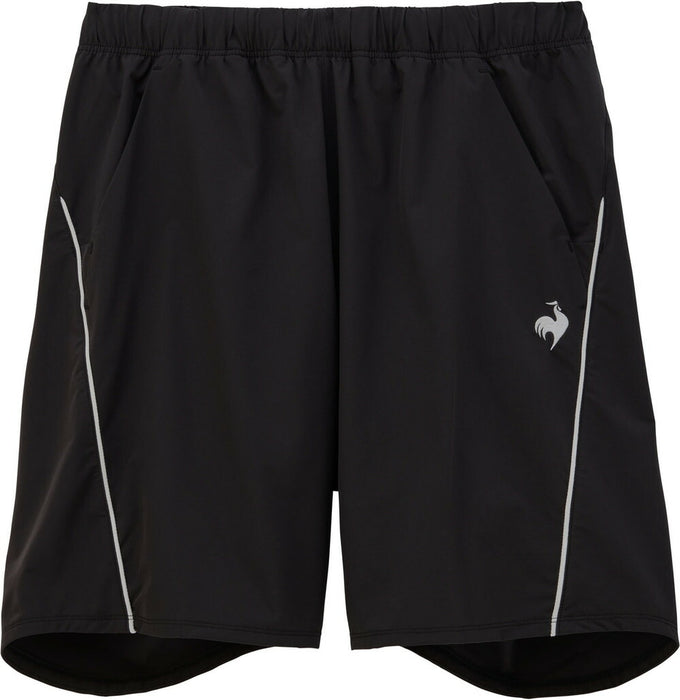 【ショップ限定エントリーでさらに+9倍】lecoqsportifルコックスポルティフテニスメンズハイゲージニットハーフパンツフレックスハーフショート短パンストレッチJTA公認QTMXJD90