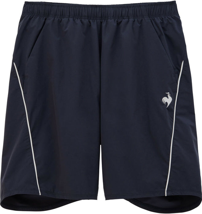 【ショップ限定エントリーでさらに+9倍】lecoqsportifルコックスポルティフテニスメンズハイゲージニットハーフパンツフレックスハーフショート短パンストレッチJTA公認QTMXJD90