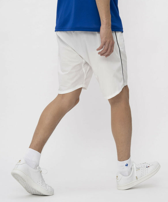 【ショップ限定エントリーでさらに+9倍】lecoqsportifルコックスポルティフテニスメンズハイゲージニットハーフパンツフレックスハーフショート短パンストレッチJTA公認QTMXJD90