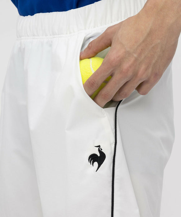 【ショップ限定エントリーでさらに+9倍】lecoqsportifルコックスポルティフテニスメンズハイゲージニットハーフパンツフレックスハーフショート短パンストレッチJTA公認QTMXJD90