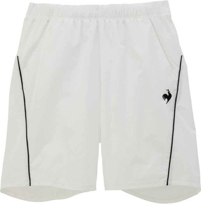 【ショップ限定エントリーでさらに+9倍】lecoqsportifルコックスポルティフテニスメンズハイゲージニットハーフパンツフレックスハーフショート短パンストレッチJTA公認QTMXJD90