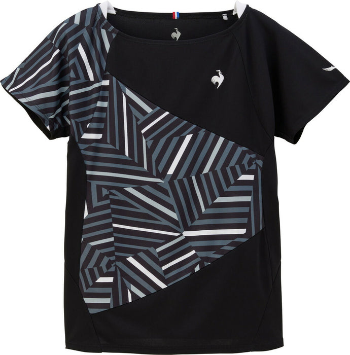 【ネコポス送料無料】lecoqsportifルコックスポルティフテニスゲームシャツレディース女性AILEFORMEエールフォルム半袖吸汗速乾QTWXJA02