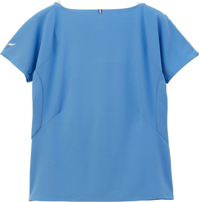 【ショップ限定エントリーでさらに+9倍】【ネコポス送料無料】lecoqsportifルコックスポルティフテニスゲームシャツレディース女性AILEFORMEエールフォルム半袖吸汗速乾QTWXJA02