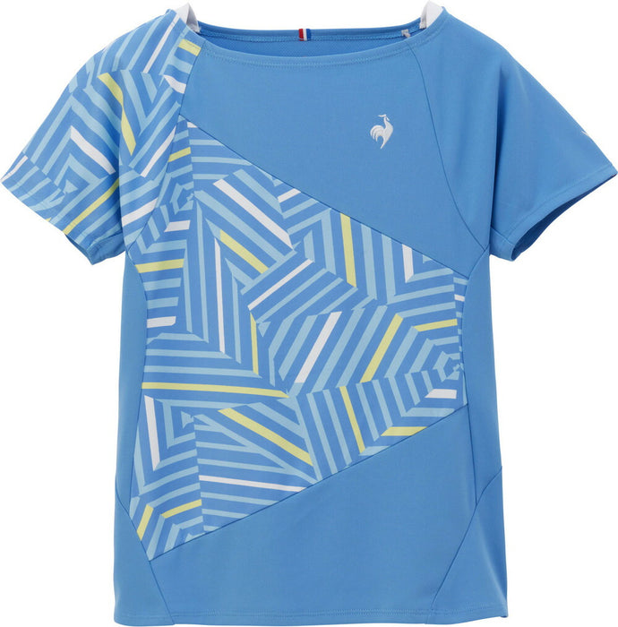 【ショップ限定エントリーでさらに+9倍】【ネコポス送料無料】lecoqsportifルコックスポルティフテニスゲームシャツレディース女性AILEFORMEエールフォルム半袖吸汗速乾QTWXJA02