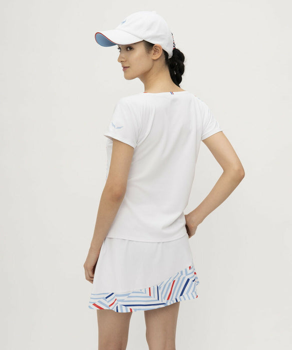 【ショップ限定エントリーでさらに+9倍】【ネコポス送料無料】lecoqsportifルコックスポルティフテニスゲームシャツレディース女性AILEFORMEエールフォルム半袖吸汗速乾QTWXJA02