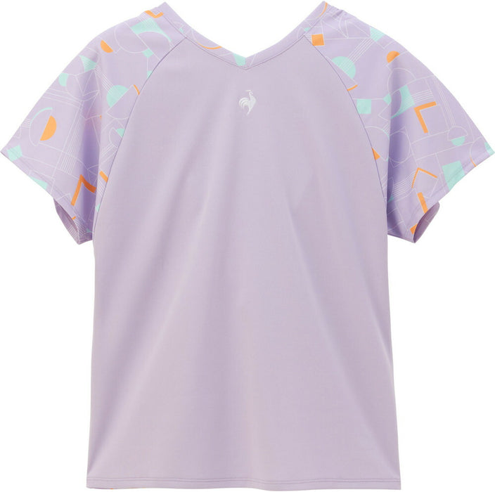 【ショップ限定エントリーでさらに+9倍】【ネコポス送料無料】lecoqsportifルコックスポルティフテニス2WAYゲームシャツユニフォームシャツトップスレディース女性半袖吸汗速乾QTWXJA04