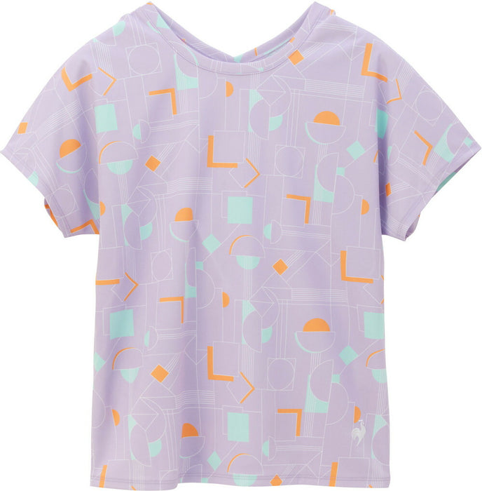 【ネコポス送料無料】lecoqsportifルコックスポルティフテニス2WAYゲームシャツユニフォームシャツトップスレディース女性半袖吸汗速乾QTWXJA04