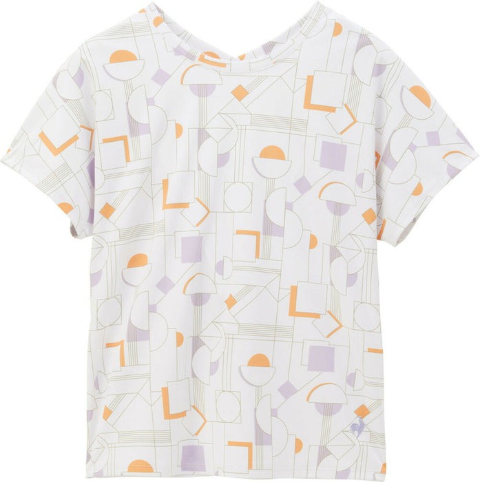 【ネコポス送料無料】lecoqsportifルコックスポルティフテニス2WAYゲームシャツユニフォームシャツトップスレディース女性半袖吸汗速乾QTWXJA04