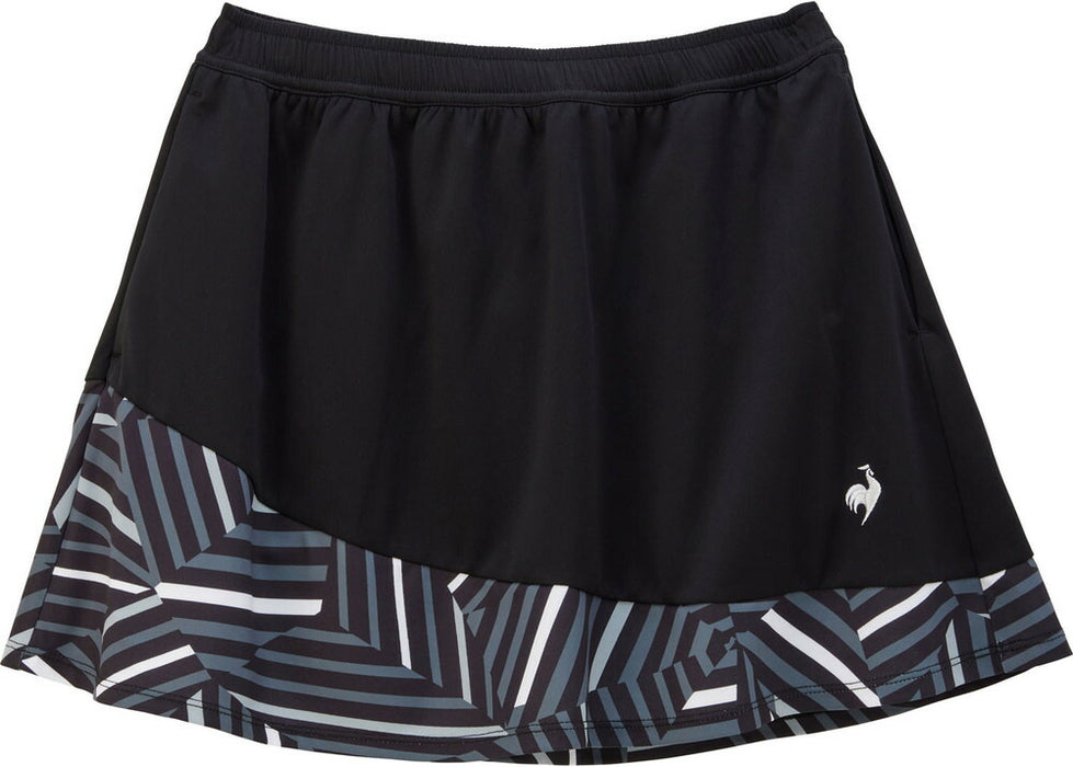 【ショップ限定エントリーでさらに+9倍】lecoqsportifルコックスポルティフテニスレディース女性グラフィックゲームスコートUVカットJTA公認QTWXJE02