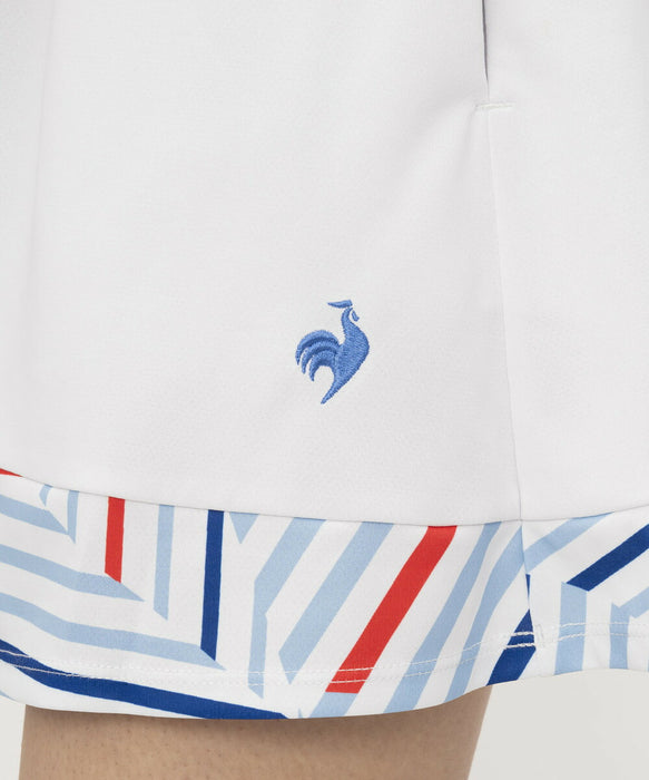 【ショップ限定エントリーでさらに+9倍】lecoqsportifルコックスポルティフテニスレディース女性グラフィックゲームスコートUVカットJTA公認QTWXJE02