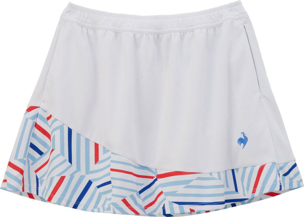 【ショップ限定エントリーでさらに+9倍】lecoqsportifルコックスポルティフテニスレディース女性グラフィックゲームスコートUVカットJTA公認QTWXJE02