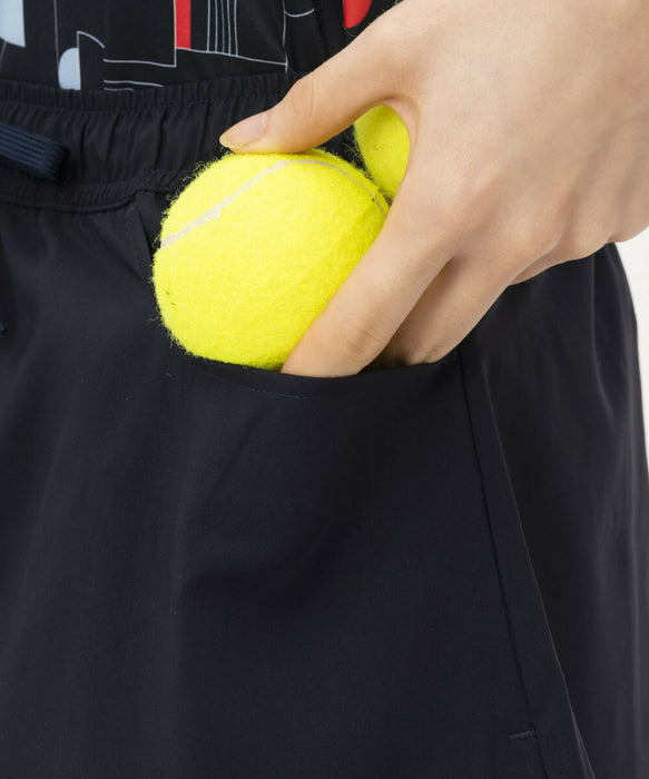 【ショップ限定エントリーでさらに+9倍】lecoqsportifルコックスポルティフテニススコートレディースリバーシブルゲームスコートUVカットJTA公認試合練習QTWXJE04