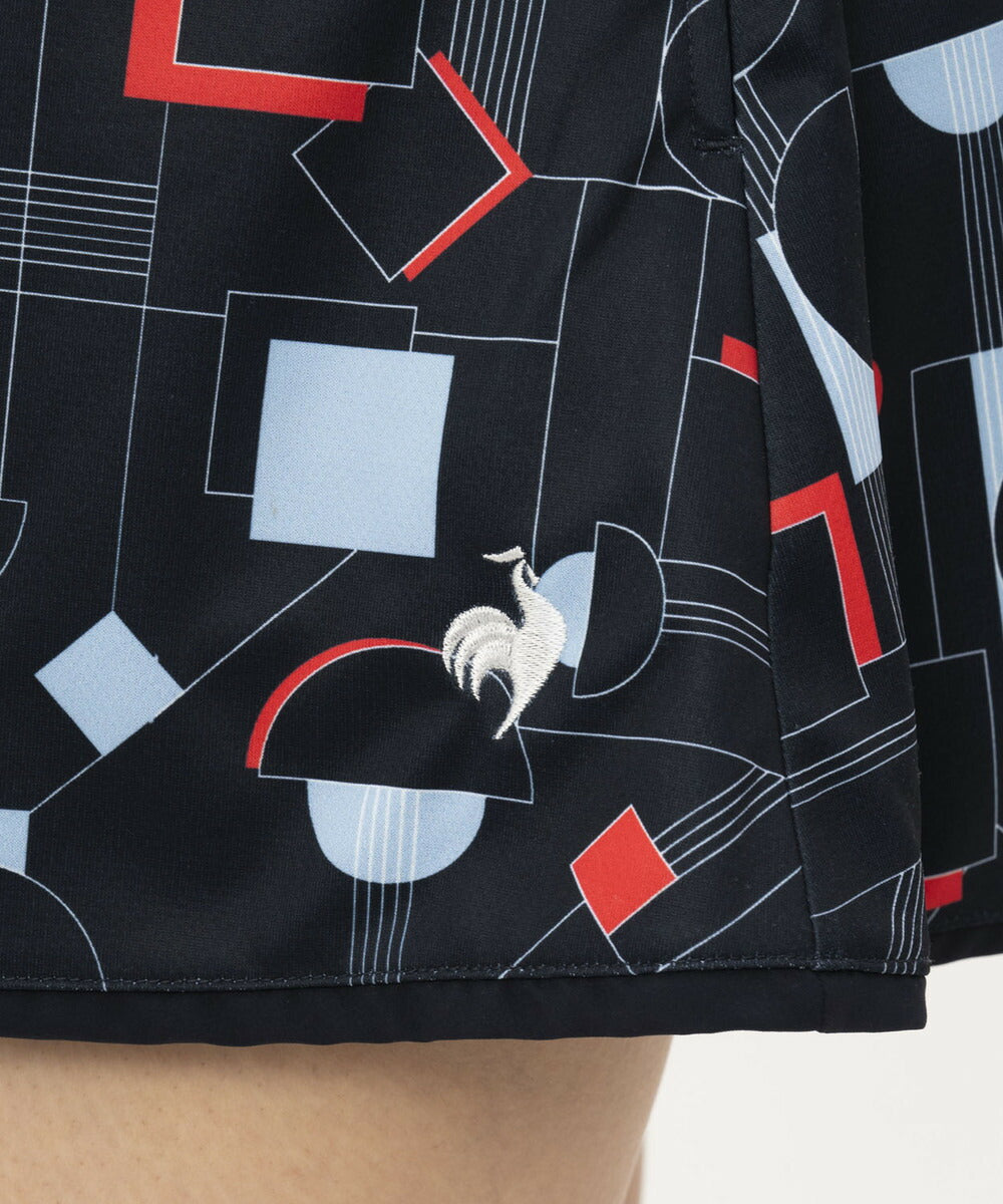 lecoqsportifルコックスポルティフテニススコートレディースリバーシブルゲームスコートUVカットJTA公認試合練習QTWXJE04